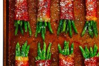 Honey-Garlic Glazed Green Bean Bundles