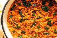 Savory Italian Sausage and Zucchini Orzo