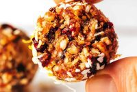 Citrusy Cranberry Almond Power Bites