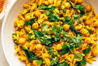 Citrus-Kissed Spiced Chickpea Orzo