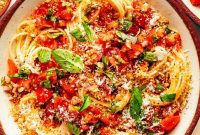 Vibrant Bruschetta Pasta