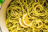 Vibrant Lemon Basil Butter Pasta