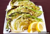 Golden Cabbage Steaks