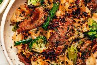 Savory Beef and Broccoli Noodle Stir-Fry