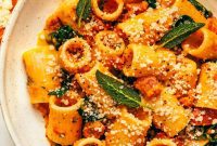 Velvety Pumpkin Pasta with Zesty Italian Sausage