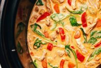 Slow-Cooked Thai Peanut Chicken