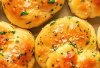 Golden Garlic Knots