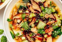 Soul-Warming Ginger Scallion Chicken Soup
