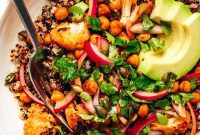 Zesty Roasted Cauliflower Quinoa Power Bowl