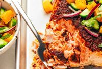 Mediterranean Sumac Salmon with Tangy Citrus Burst