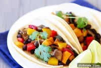 Roast Veggie Black Bean Tacos