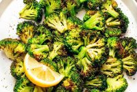 Crispy Air-Fried Broccoli