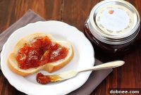Earl Grey Infused Peach Jam