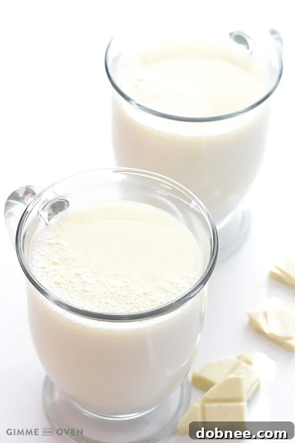 White Hot Chocolate | gimmesomeoven.com