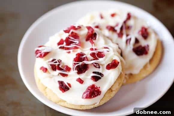 Cranberry Bliss Cookies | Gimme Some Oven