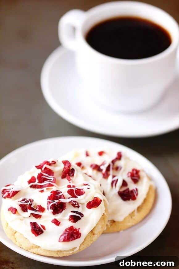 Cranberry Bliss Cookies | gimmesomeoven.com