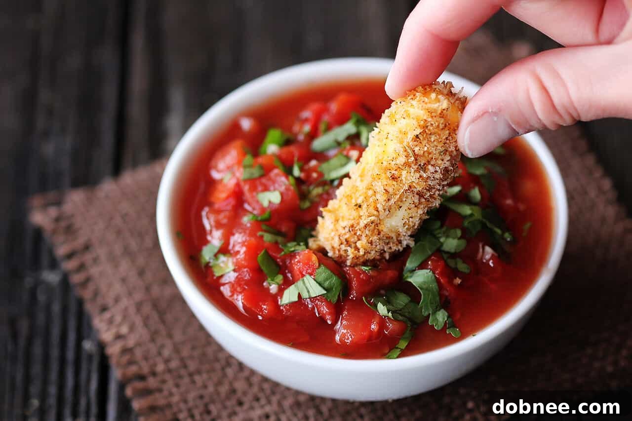 Baked Mexican Mozzarella Cheese Sticks