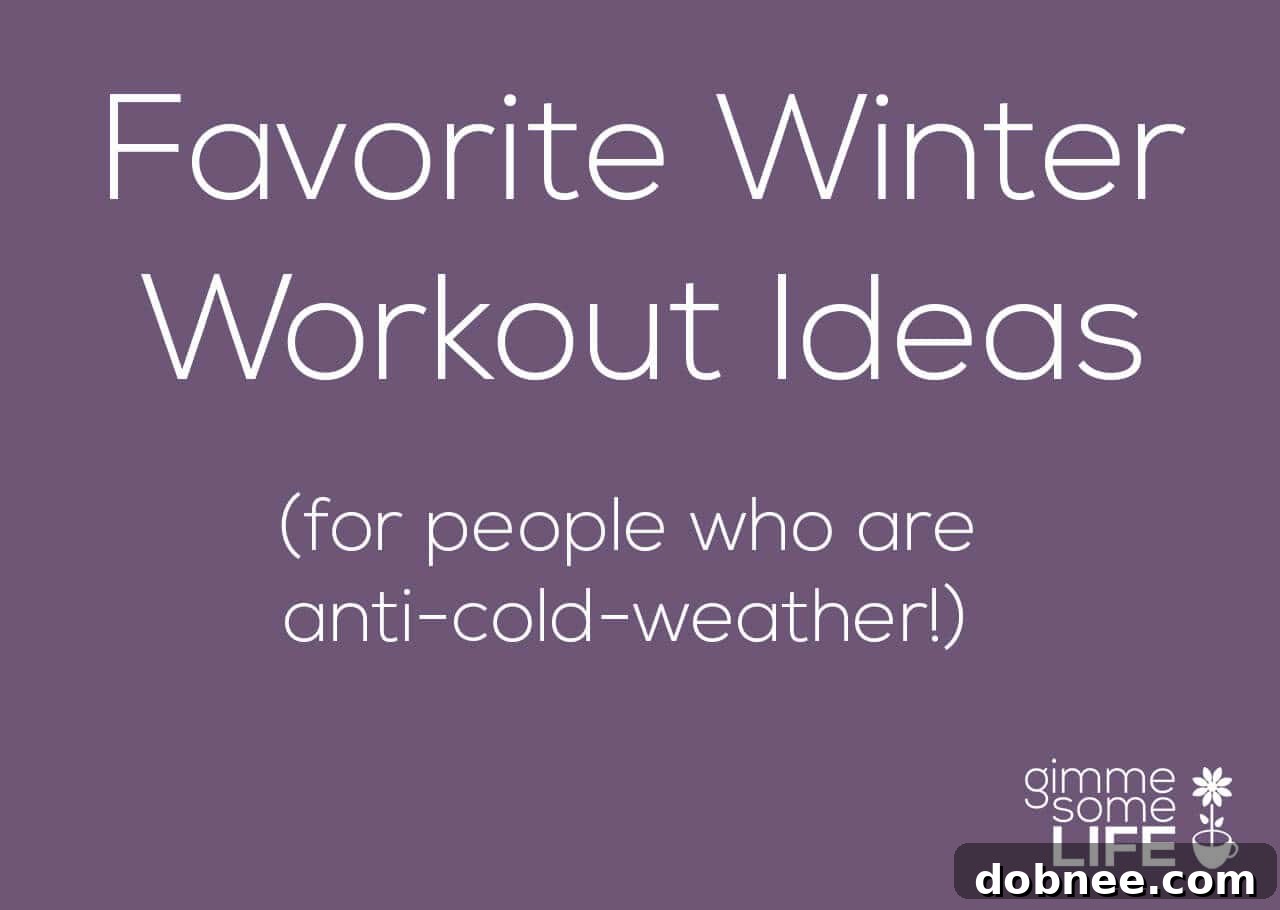 Favorite Winter Workout Ideas - A vibrant image showcasing dynamic and inspiring ideas for staying active and healthy during the colder months.