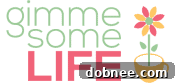 Gimme Some Life Logo - A clean, refreshing logo representing lifestyle, health, and wellness content.