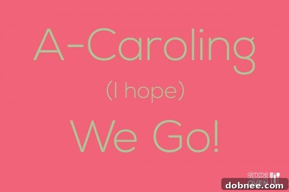 Joyful people singing Christmas carols, evoking the festive spirit of the holiday season and community warmth.