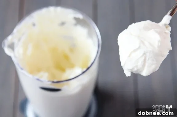 Homemade Whipped Cream in 30 Seconds with Hand Blender