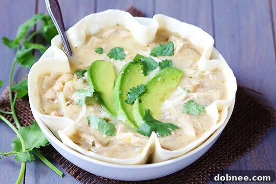 White Chicken Chili, a popular comfort soup recipe from Gimme Some Oven