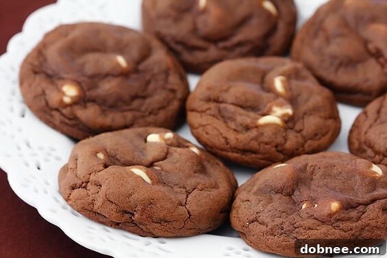 Decadent Bailey's Chocolate Cookies, a rich and chewy treat perfect for St. Patrick's Day.