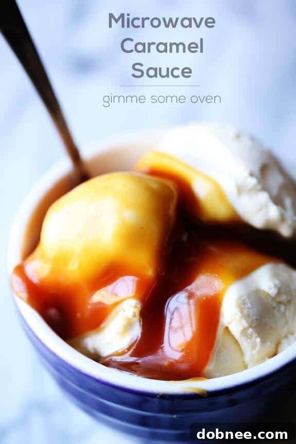 Close-up of caramel sauce being made, showcasing the creamy texture