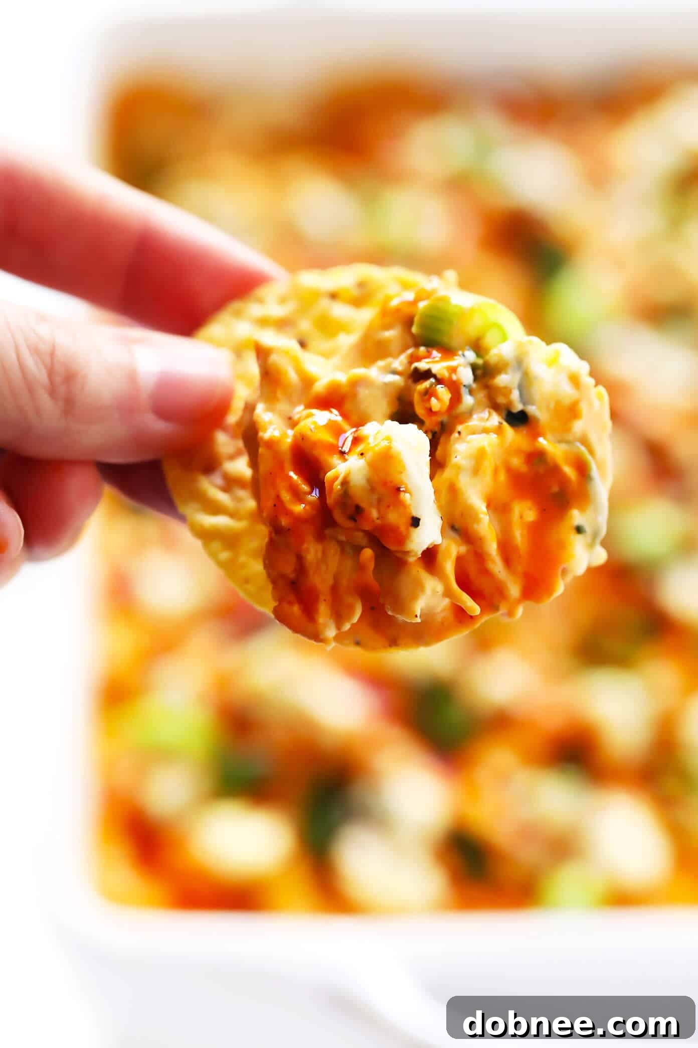 Buffalo Chicken Dip with Chips