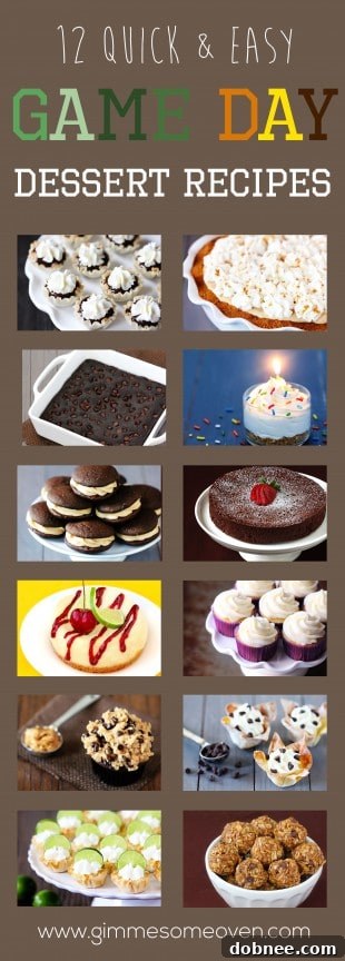 Irresistible Game Day Dessert Recipes