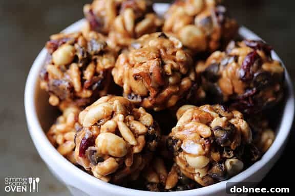 Delicious Trail Mix Energy Bites, a perfect healthy snack