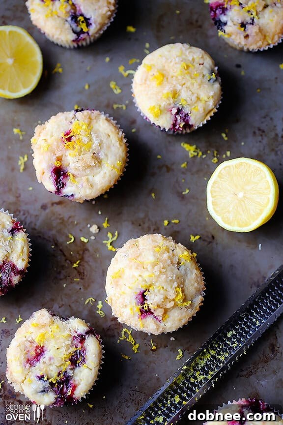Muffin cross-section showing blueberries and texture