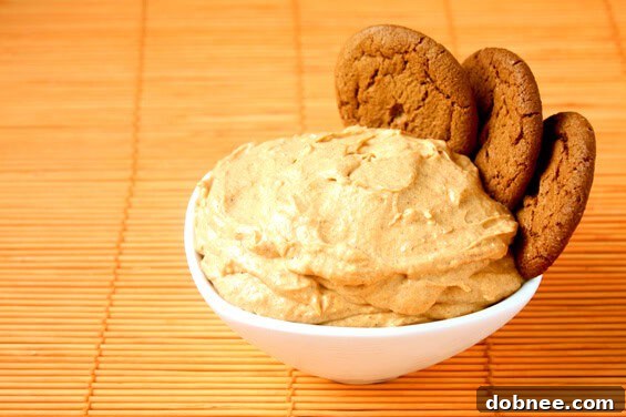 Pumpkin Cream Cheese Dip served with crackers and ginger snaps