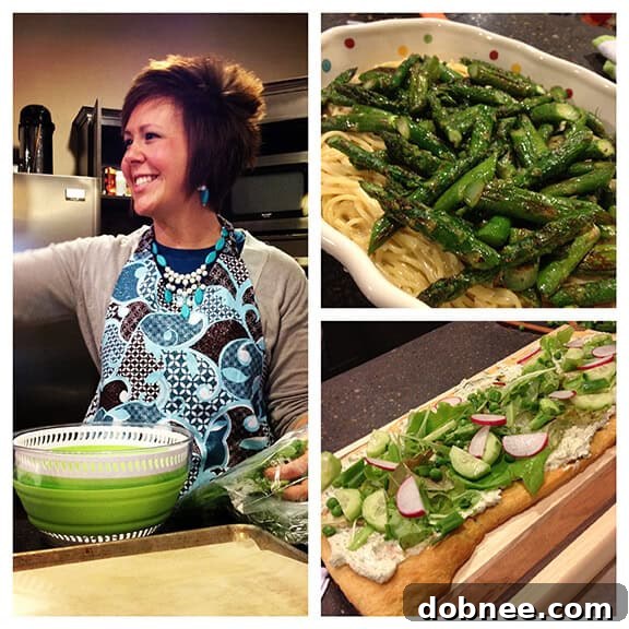 Attending a farmers market cooking class with fresh ingredients