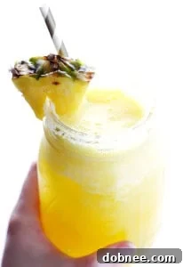 Tropical Fresh Pineapple Margaritas