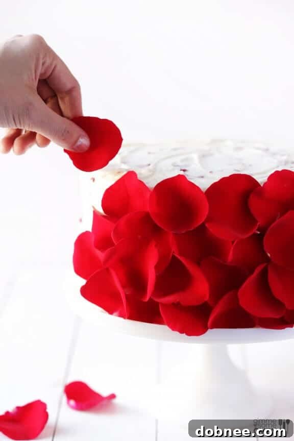 All the essential ingredients meticulously laid out for baking a Rose Cake