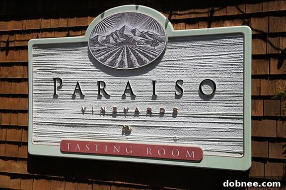 Lunch at Paraiso Vineyards in California wine country