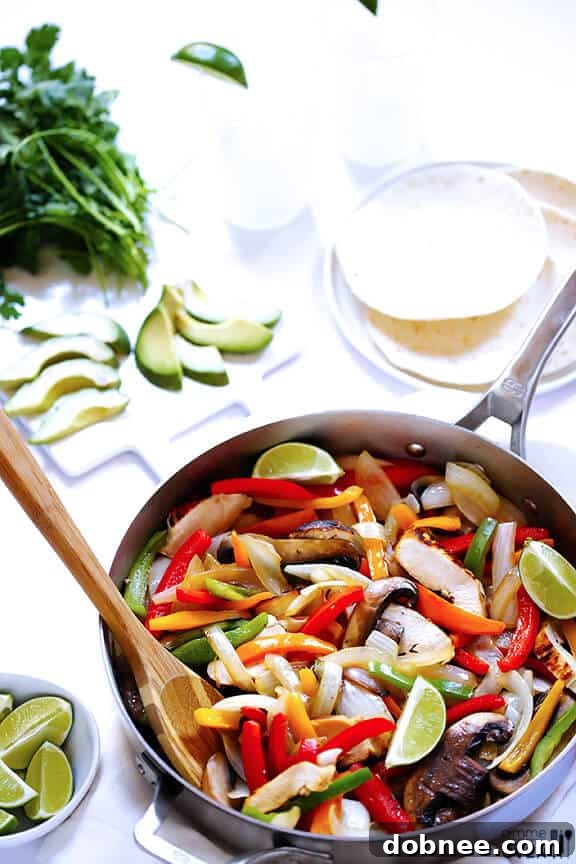 Calphalon Saute Pan for Perfect Margarita Chicken Fajitas