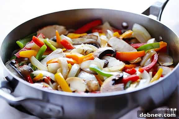 Ingredients for Margarita Chicken Fajitas & Calphalon Pan