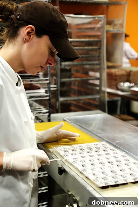 Applying Screen-Printed Designs to Chocolates