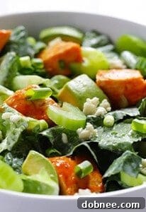 Delicious Buffalo Chicken Salad