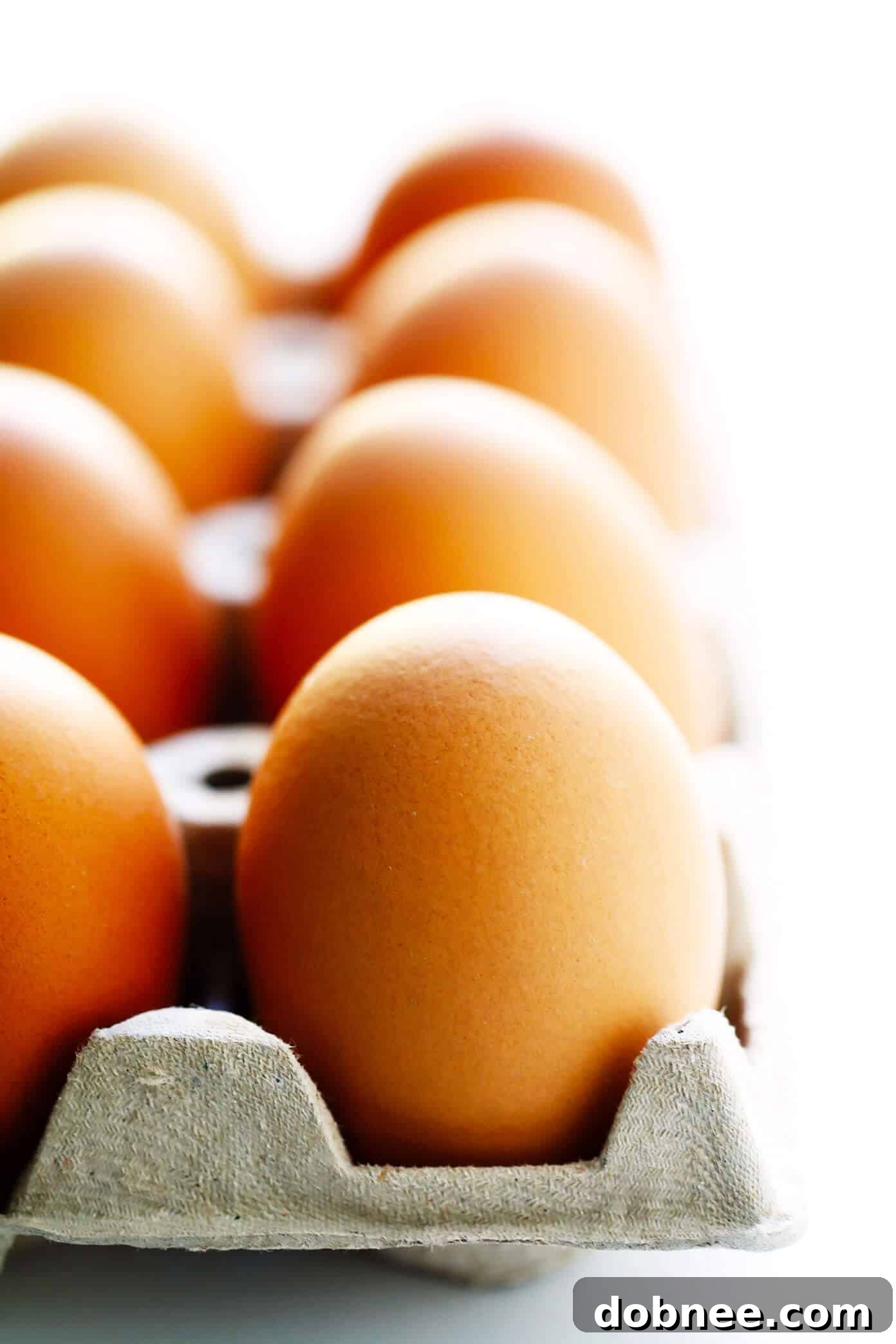 A dozen brown eggs to make Migas