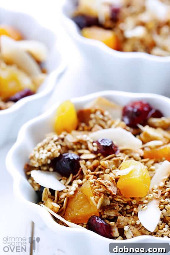 Enjoying Homemade Quinoa Granola: A Wholesome and Versatile Treat