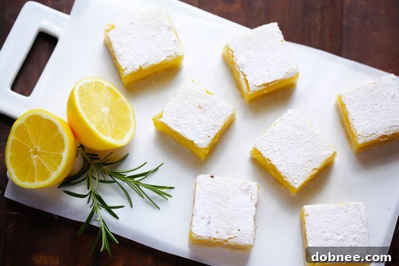 Rosemary Lemon Bars | gimmesomeoven.com