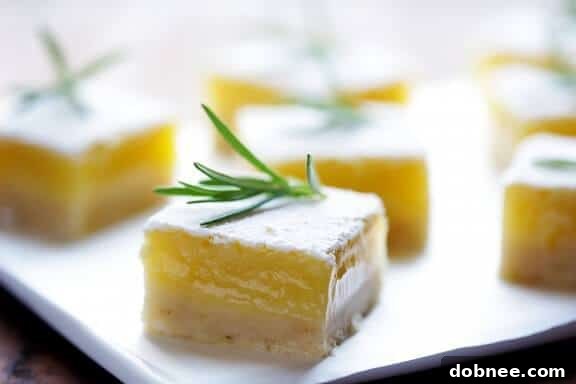 Rosemary Lemon Bars | gimmesomeoven.com