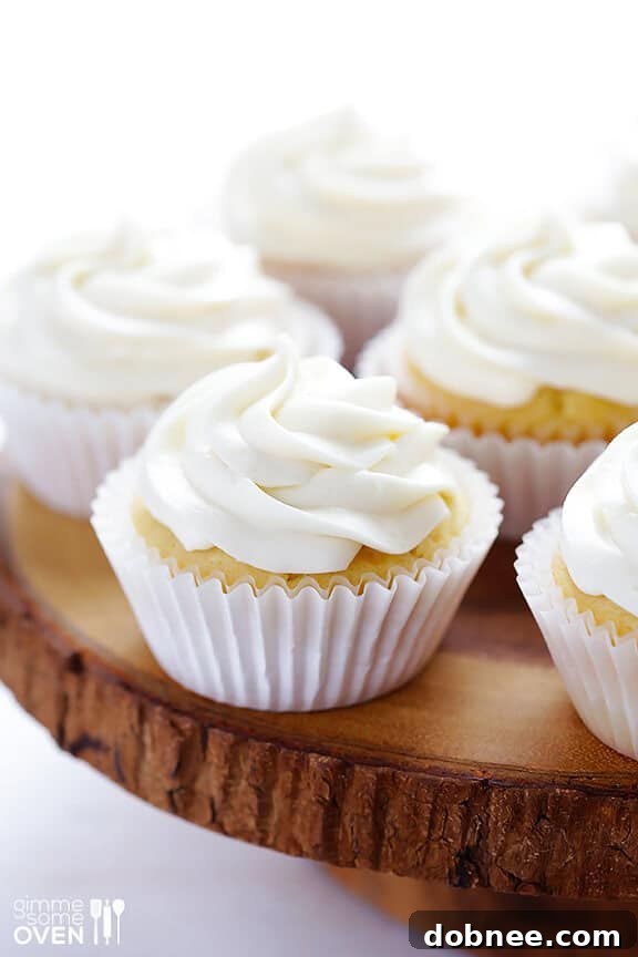 A beautiful display of Honey Lemon Cupcakes, ready for a dessert table at a social gathering.