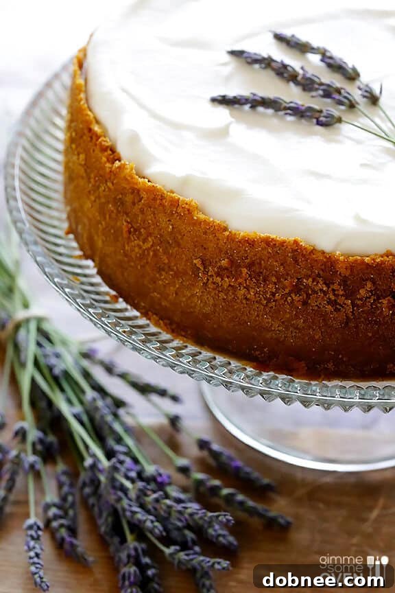 Aromatic Lavender and Earl Grey Cheesecake