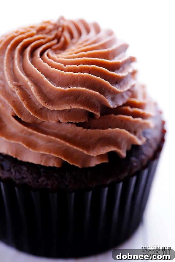 Decadent Nutella Cupcakes 6 Filling Brown Cupcake Liners