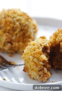 Oven-Fried Spanish Croquettes with Chorizo and Melted Cheese