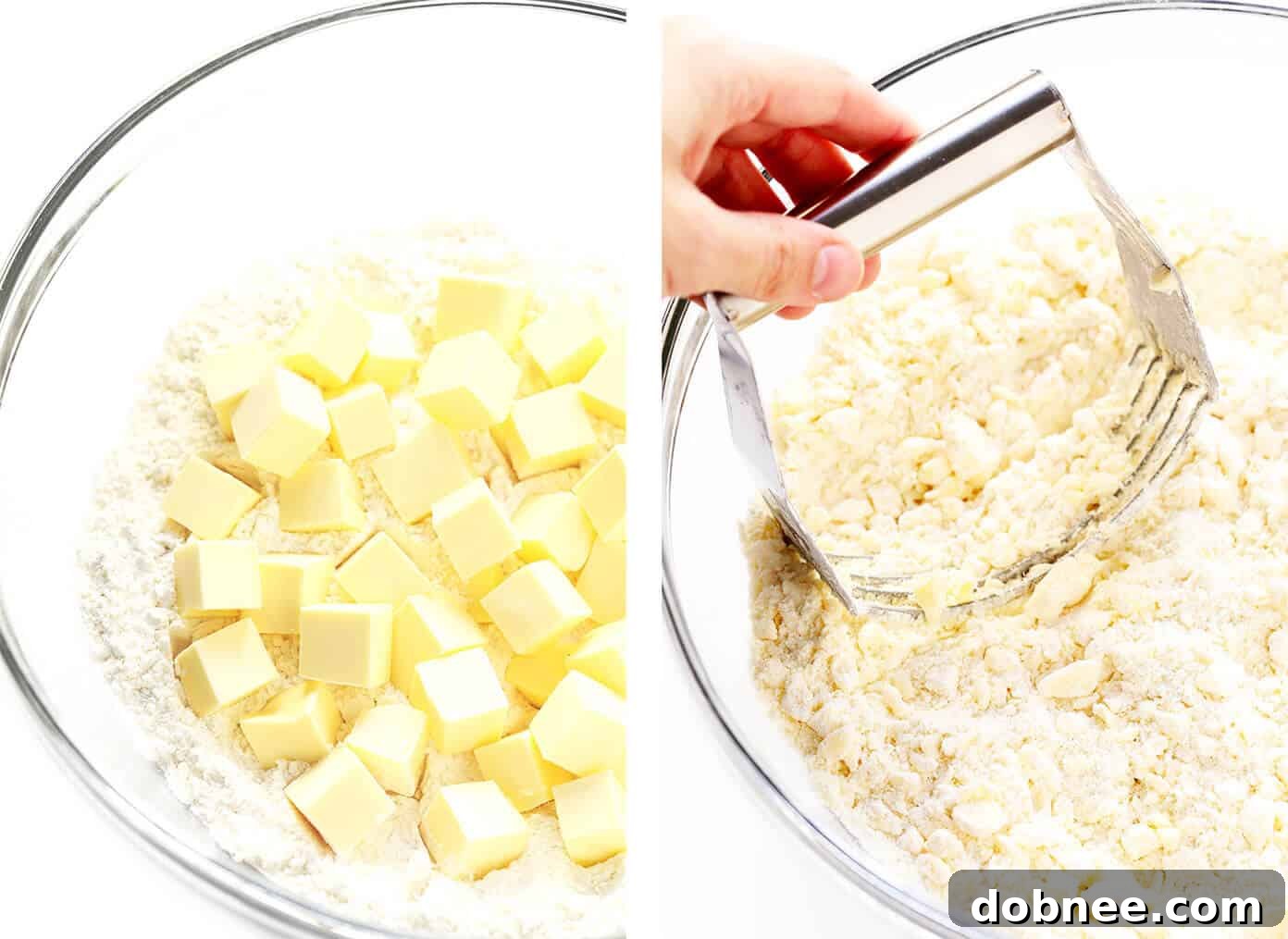 How To Make Pie Crust By Hand Preparing Pie Crust Dough by Hand with a Pastry Cutter